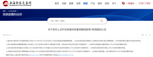 炒股配资基础知识 上交所官宣！下周正式发布