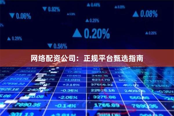 网络配资公司：正规平台甄选指南